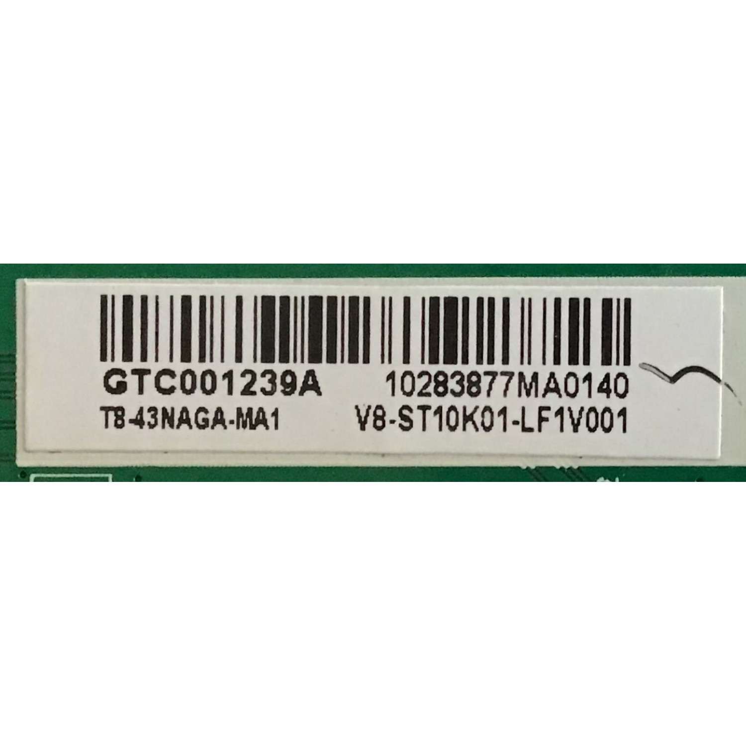 KIT DE TARJETAS PARA TV TCL / MAIN T8-43NAGA-MA1, 40-MST10S-MAD4HG / 40-MST10S-MAE4HG / FUENTE 81-PBE045-M02, PLE100-2B / T-CON 5543T10C02, 55T32-C0F/ PANEL LVU430AUOT / MODELO 43S405 - Imagen 2